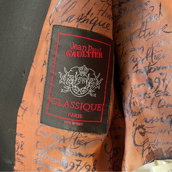 ✨ Vintage Jean-Paul Gaultier Classique Wool Long Double Blazer - Picture 6 of 8